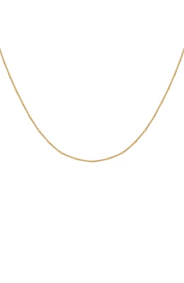 Karma and Luck Endless Link - Diamond Cut Gold Necklace