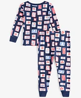 Family Pajamas Toddler Valentine's Day Stamps Pajama Set, Created for Macy's