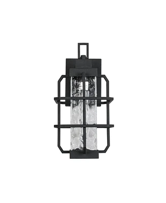 Flynama Dusk to Dawn Outdoor Hardwired Wall Lantern Sconce with No Bulbs Included