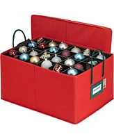 Florida Brands Under bed Christmas Ornament Storage Box with Dividers and Trays