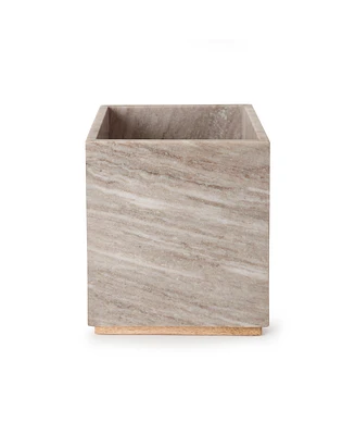 Cassadecor Dalton Marble Wastebasket