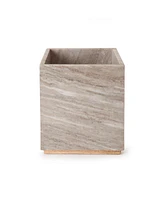 Cassadecor Dalton Marble Wastebasket
