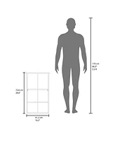 Nulato Medicine Cabinet with 1 Door and 3 Shelves, Black