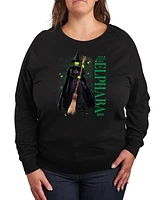 Hybrid Apparel Plus Wicked Elphaba Graphic Pullover T-Shirt