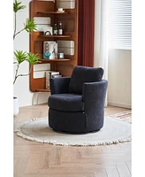 Streamdale Furniture Swivel Barrel Chair for Home and Office Use