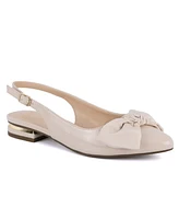 Jones New York Women's Quitana Pointed Toe Bow Slingback Flats