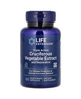 Life Extension Triple Action Cruciferous Vegetable Extract with Resveratrol