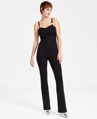 Guess Women's Dorotea Braces Sweetheart Jumpsuit