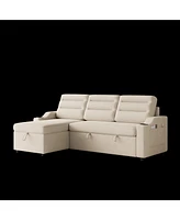 Streamdale Furniture Modern Convertible Sofa Bed with Storage for Cozy Comfort and Flexibility