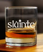 Bevvee Slainte Irish Cheers - Whiskey Rocks Glass