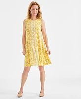 Style & Co Women's Printed Sleeveless Flip-Flop Dress, Exclusively at Macy's