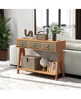 Streamdale Furniture Versatile Entryway Console Table with Storage and Elegant Design