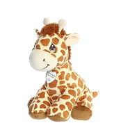 Aurora Medium Squishy Raffie Giraffe Precious Moments Inspirational Plush Toy Brown 12"