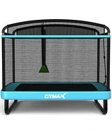 Gymax 6FT Recreational Kids Trampoline W/Swing Safety Enclosure Indoor/Outdoor Orange