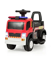 Hongge Kids 6V Battery Powered Electric Ride On Fire Truck