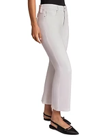 Jones New York Petite High Rise Kick Flare Cropped Jeans