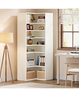 Tribesigns 9-Tier Tall Bookcase with Open Shelves, 65-Inch Modern Floor Standing Display Shelf, Heavy Duty Wooden Book Storage Shelf for Home Office,