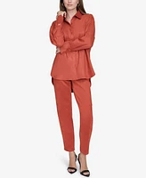 Halston Women's Classic Oversized Shirt