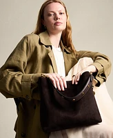 Fossil Jessie Suede Bucket Shoulder Bag