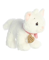 Aurora Small Cassie Kitten Precious Moments Inspirational Plush Toy White 9"