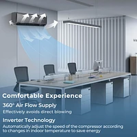 Btu Enabled Mini Split Air Conditioner & Heater with Heat Pump