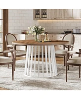 Tribesigns 47" Round Dining Table for 4