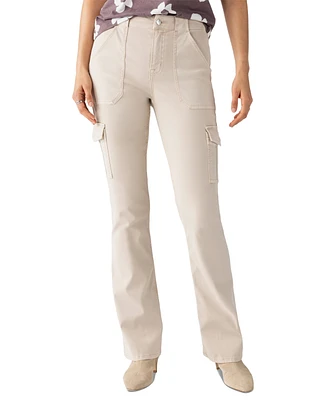 Sanctuary Women's Sculpted Hayden Straight-Leg Cargo Pants