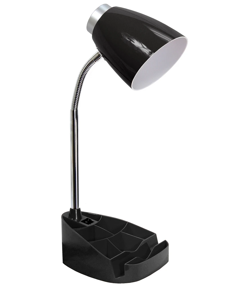 Creekwood Home 18.5" Flexible Gooseneck Organizer Desk Lamp