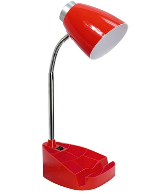 Creekwood Home 18.5" Flexible Gooseneck Organizer Desk Lamp