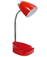 Creekwood Home 18.5" Flexible Gooseneck Organizer Desk Lamp