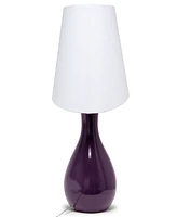 Lalia Home 29" Eggplant Contemporary Table Lamp