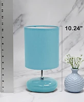 Creekwood Home 10.24" Traditional Mini Round Rock Table Lamp