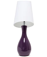 Lalia Home 29" Eggplant Contemporary Table Lamp