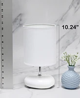 Creekwood Home 10.24" Traditional Mini Round Rock Table Lamp