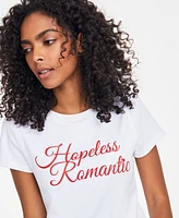 On 34th Women's Hopeless Romantic Graphic T-Shirt, Exclusively at Macy's