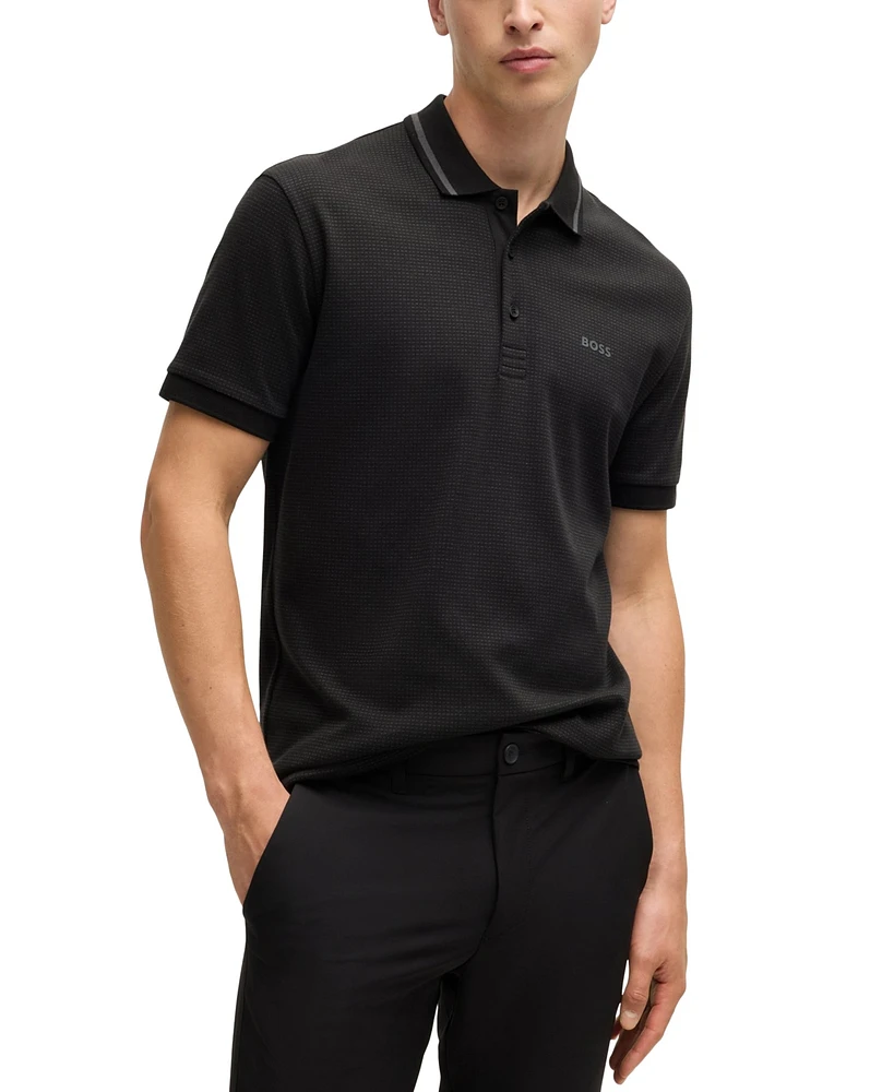 Boss by Hugo Men's Jacquard Paddy Polo