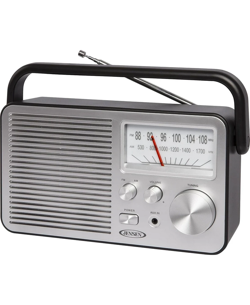 Jensen Mr-750BK Black Portable Am/Fm Radio