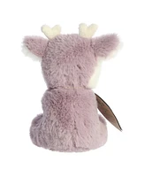 ebba Small Fawn Rattle Eco Eco-Friendly Baby Plush Toy Purple 6"