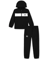 Under Armour Toddler & Little Boys Windsuit Zip-Up Hoodie Pants, 2 Piece Set