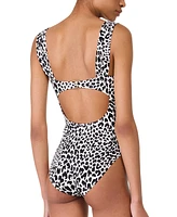 Kate Spade New York Women's Shirred Strap One-Piece Swimsuit