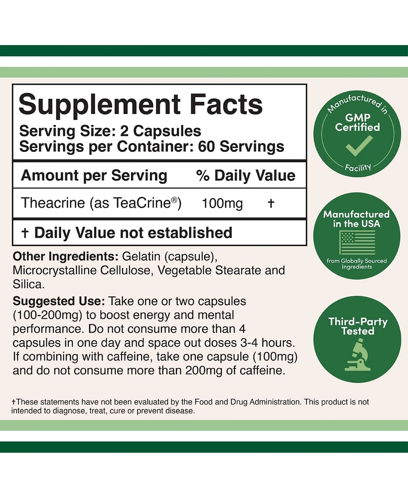 Double Wood Supplements Theacrine