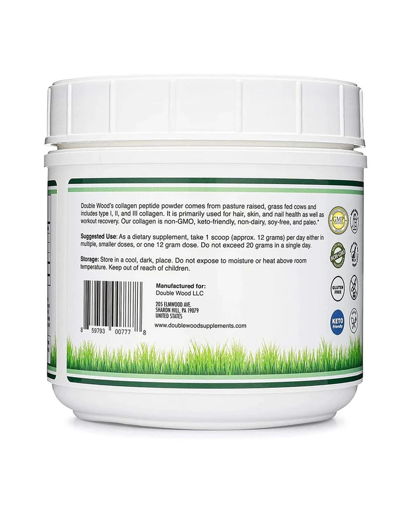 Double Wood Supplements Collagen Peptides Powder