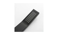 Slickblue Eco-Performance Handheld Shower: Matte Black Shower Head with 28-Inch Slide Bar and 59-Inch Hose