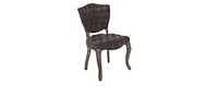 Kd Tufted Chair (Wthr)(Set Of 2)