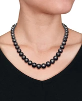 Macy's Cultured Tahitian Pearl (8-10mm) Strand 18" Necklace in 14k White Gold