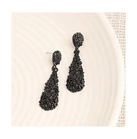 Sohi Women's Corroded Drop Earrings