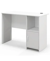 Skonyon Modern Computer Desk with Cabinet