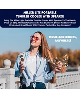 Miller Lite Double Insulated Stainless Steel Tubler Bluetooth Spaker