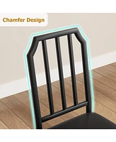 gaomon Kitchen Table and Chairs for with with Chamfer Design