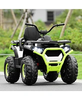 Hongge 12V Kids Electric 4-Wheeler Atv with 2 Speeds and Led Lights